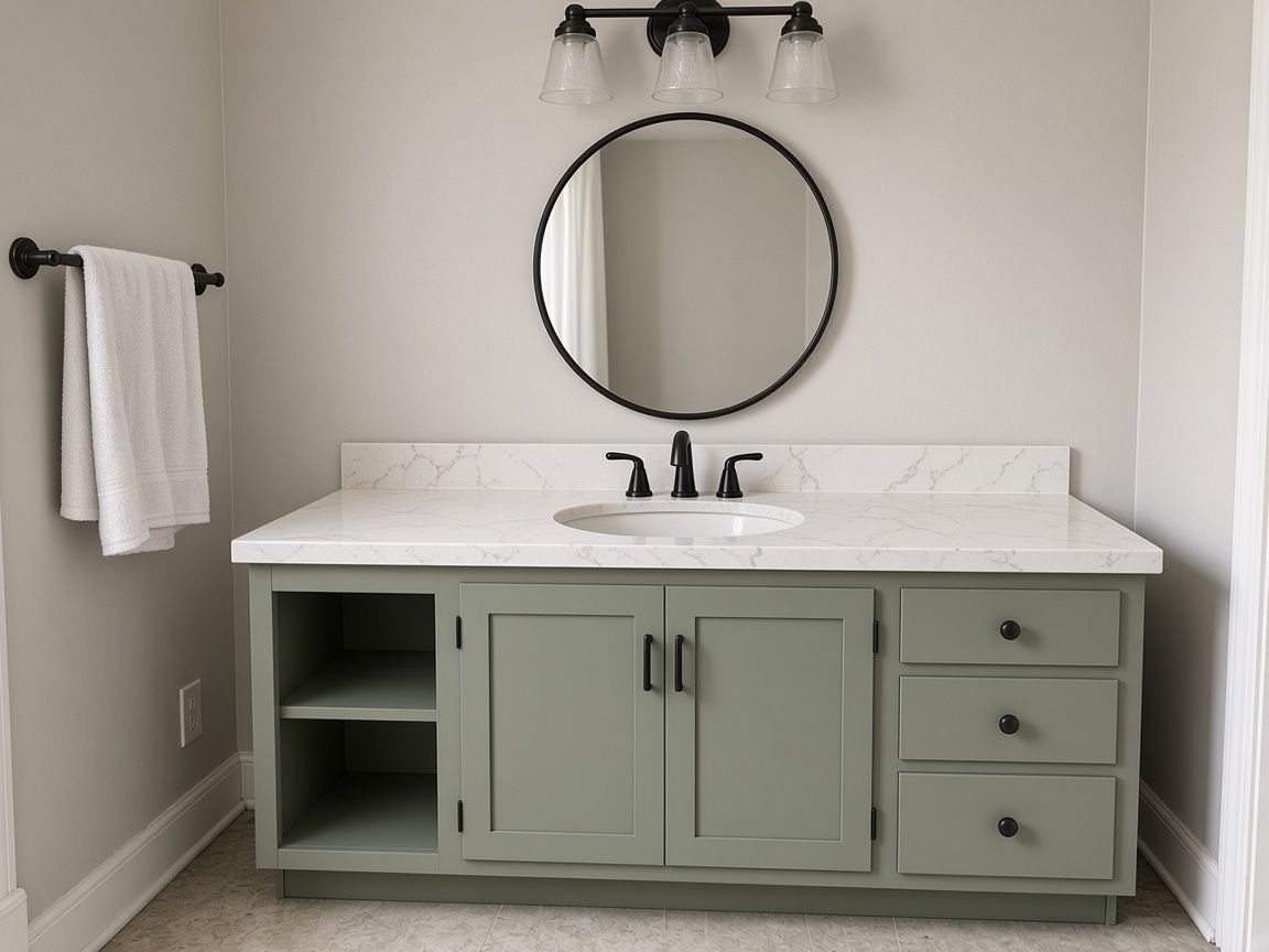 Guest bath refresh, after