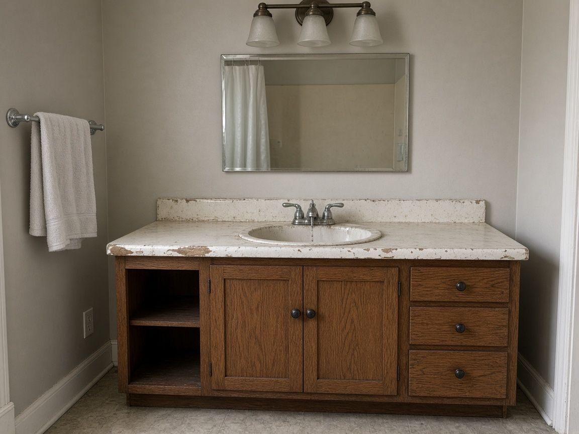 Guest bath refresh, before